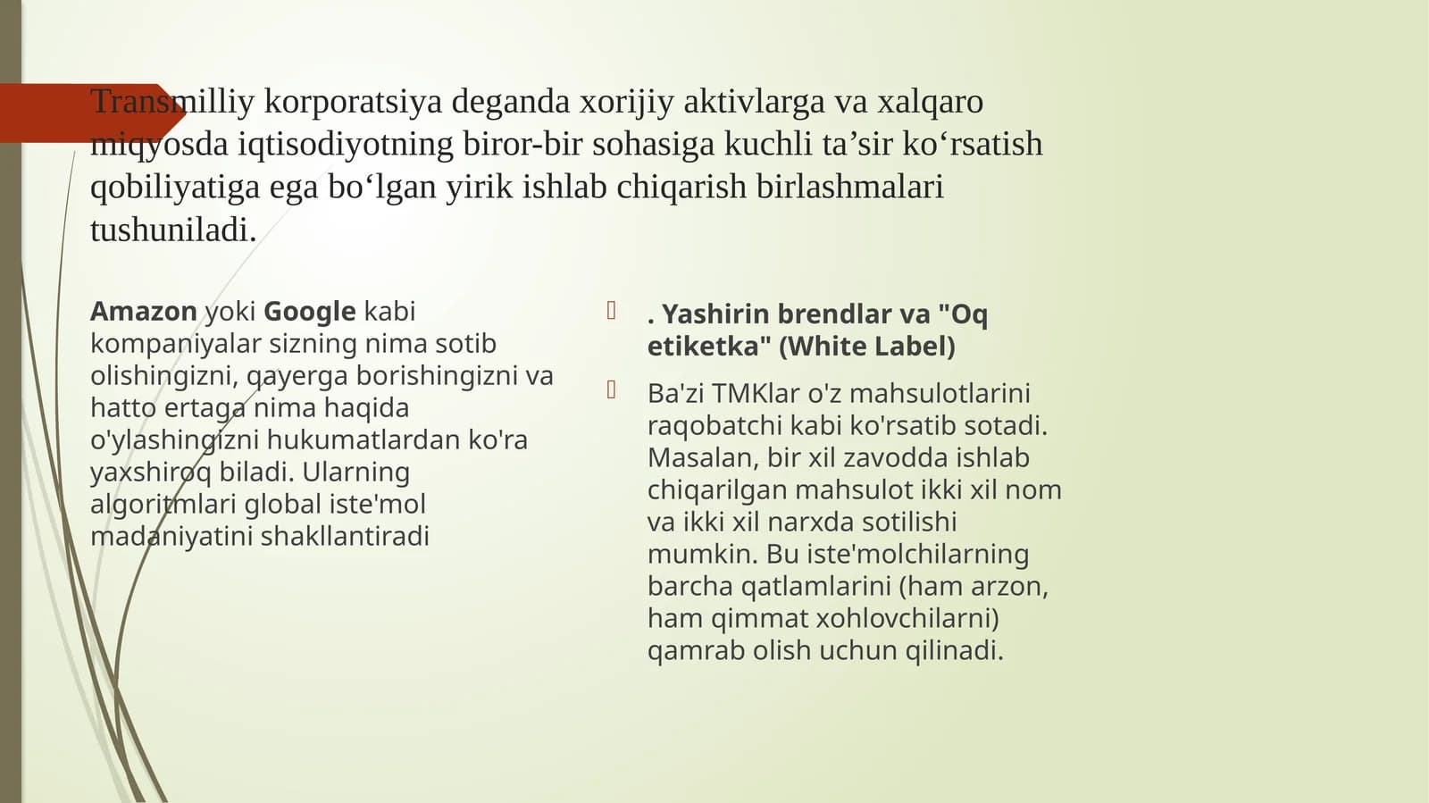 Xorijiy Aktivlar va Xalqaro Miy
