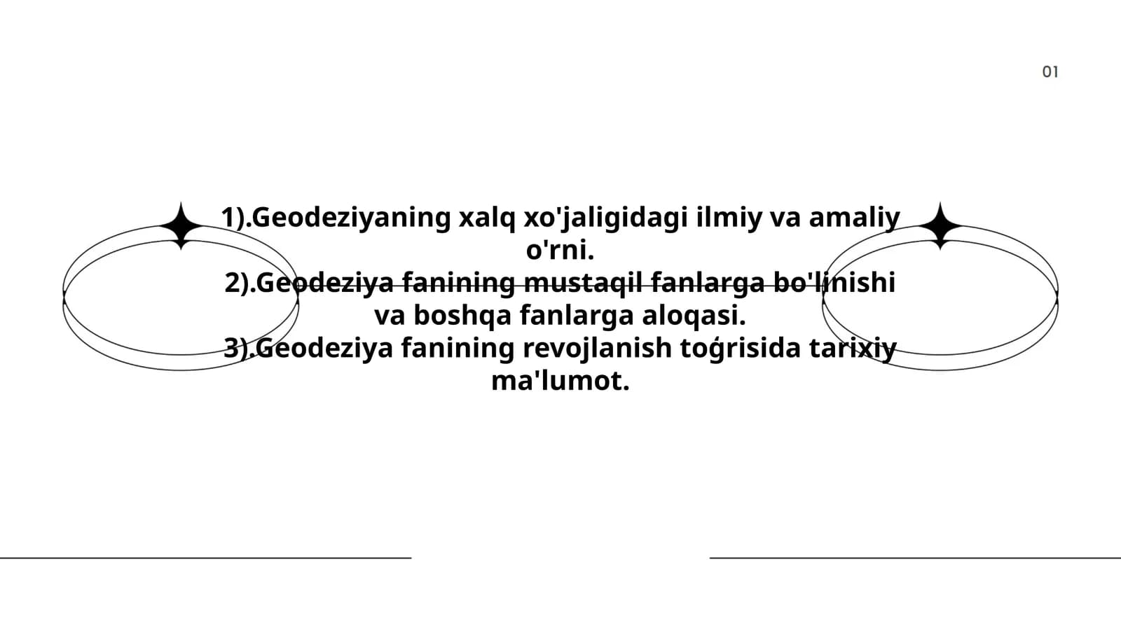 Geodeziyaning xalq xo'jaligidagi ilmiy va amaliy o'rni