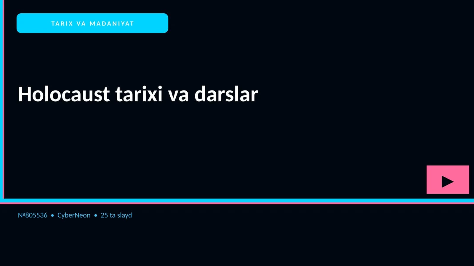 Holocaust tarixi va darslar