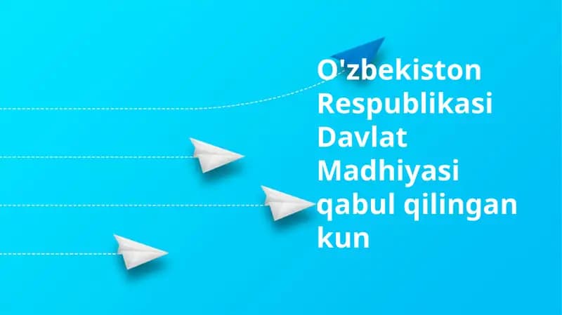 O'zbekiston Respublikasi Davlat Madhiyasi