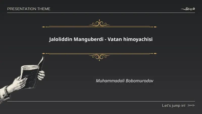 Jaloliddin Manguberdi - Vatan himoyachisi