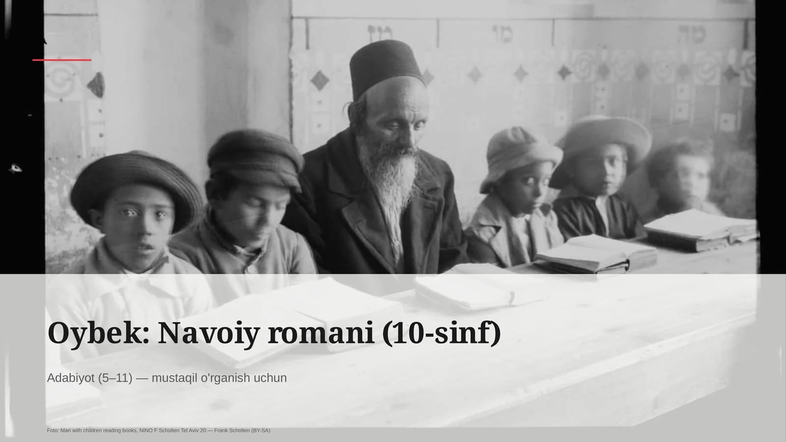 Oybek: Navoiy romani (10-sinf)