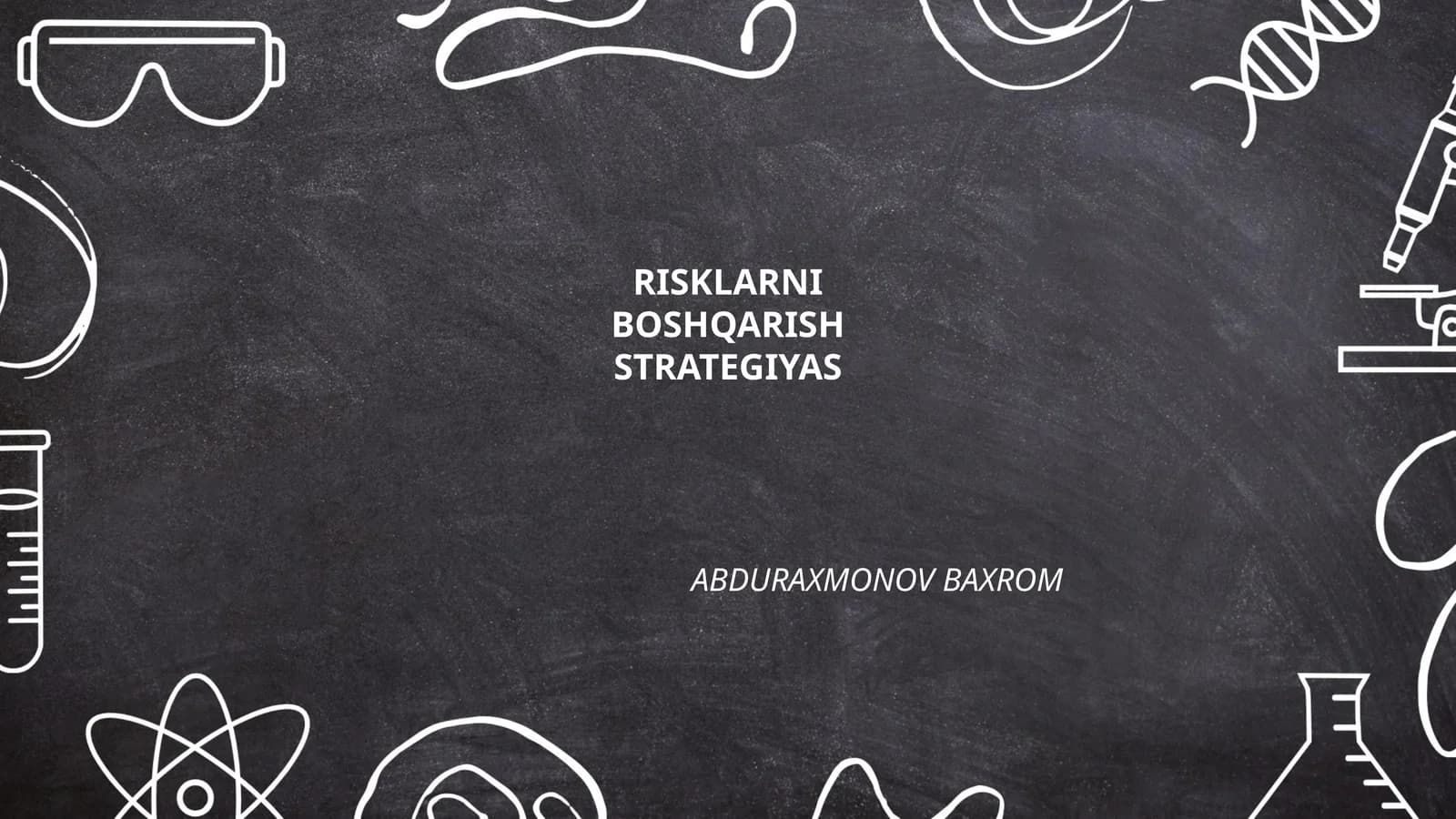 Risklarni aniqlash metodologiyasi