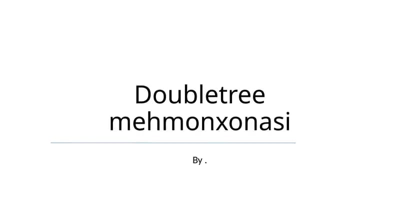 Doubletree mehmonxonasi