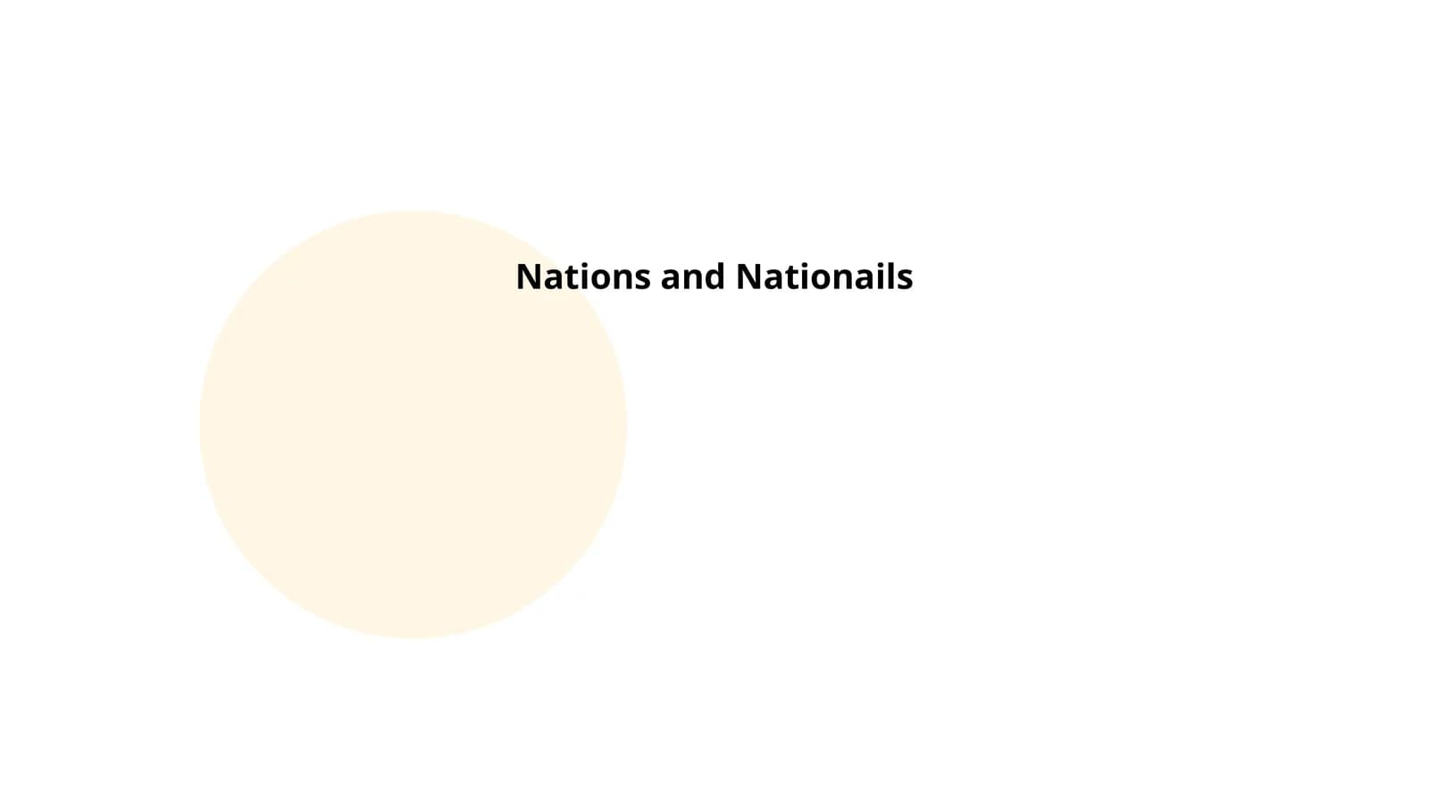 Nations and Nationails