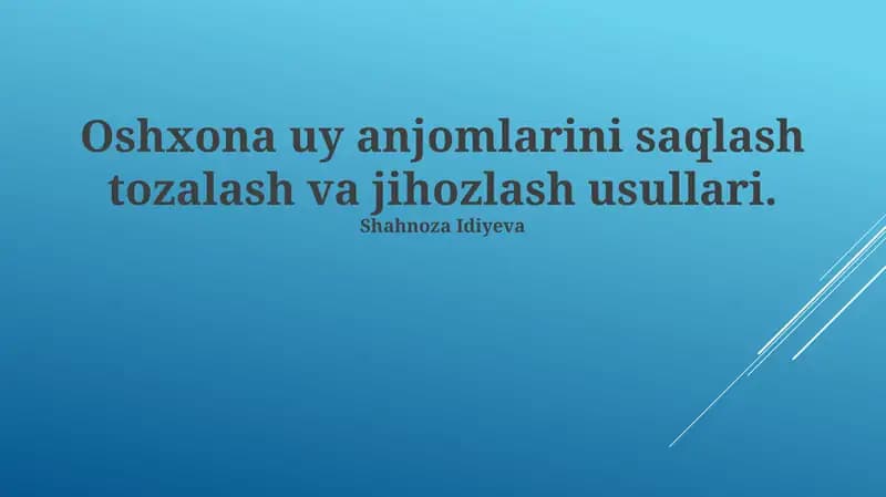 Zamonaviy Saqlash Tizimlari