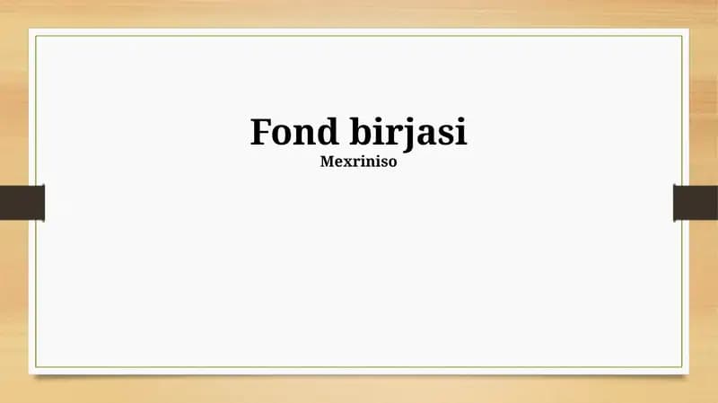 Fond Birjasi