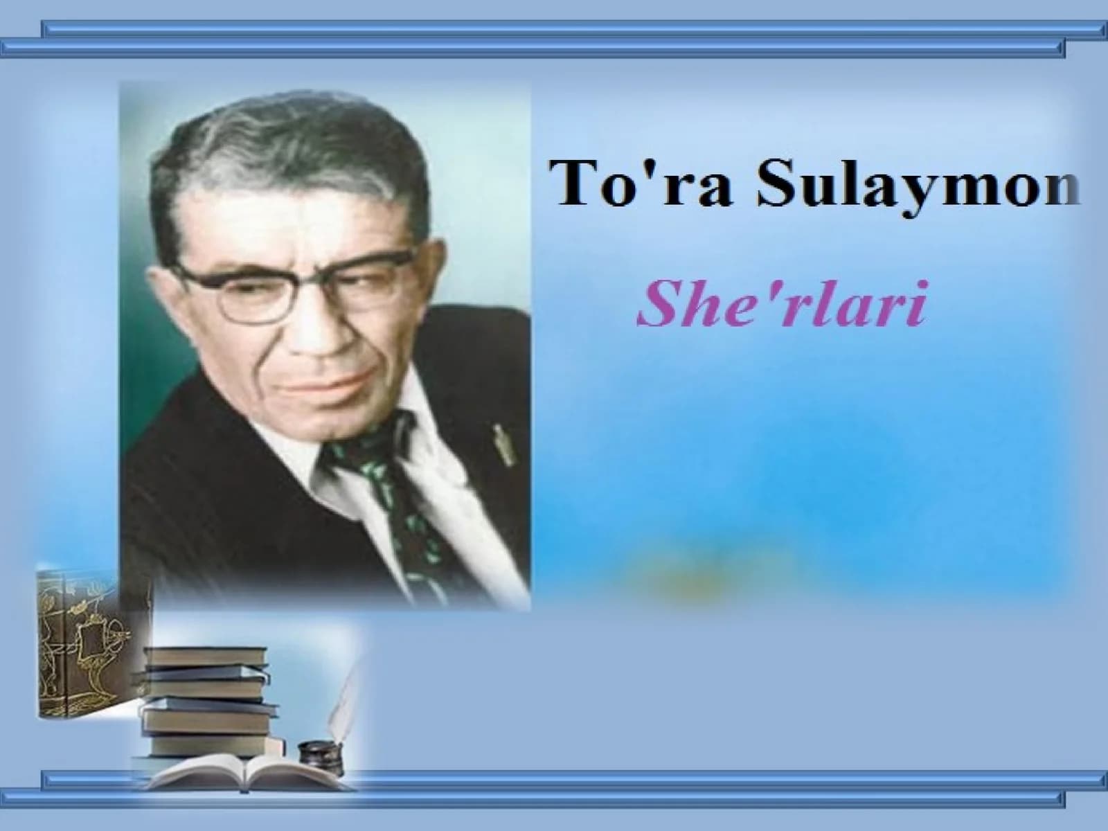 To'ra Sulaymon She'rlari