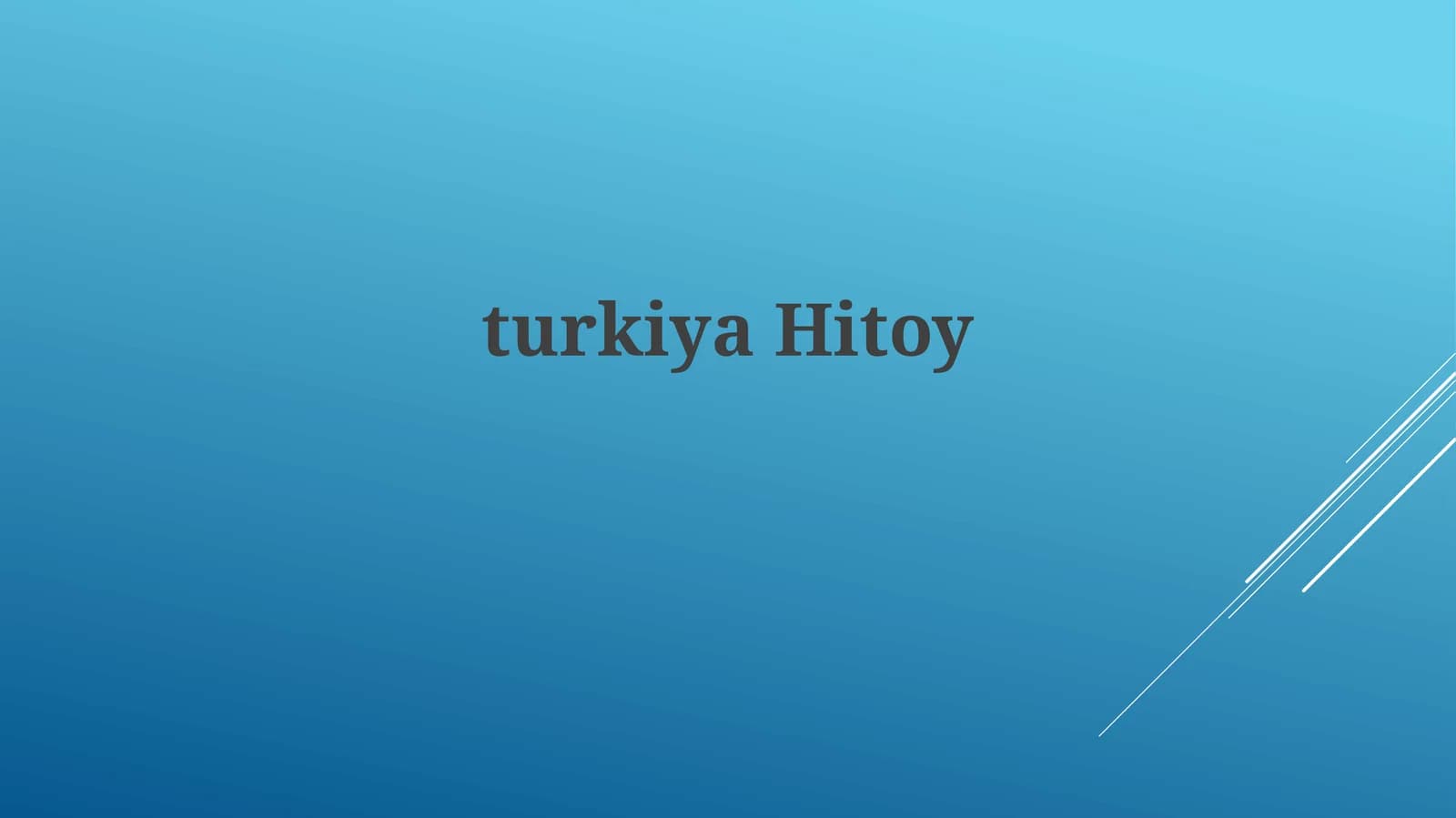 TurkiyaHitoy
