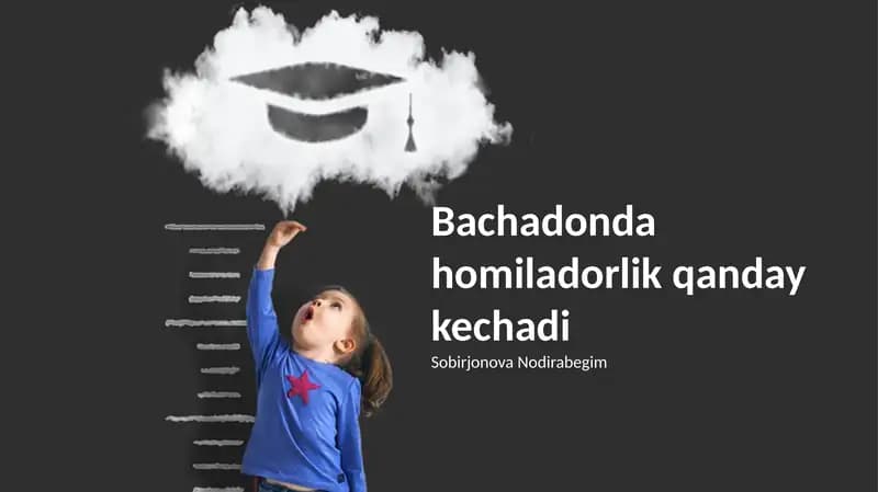 Bachadonda homiladorlik qanday kechadi