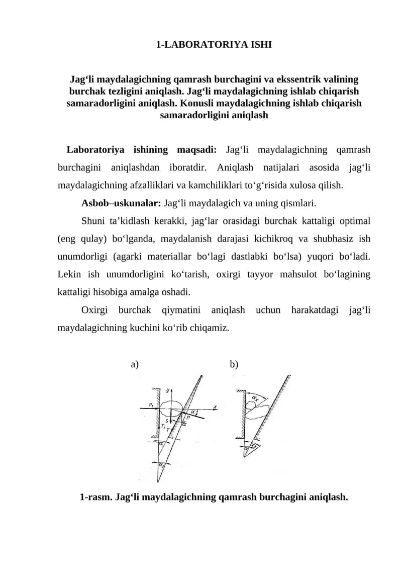 Laboratoriya ishi
