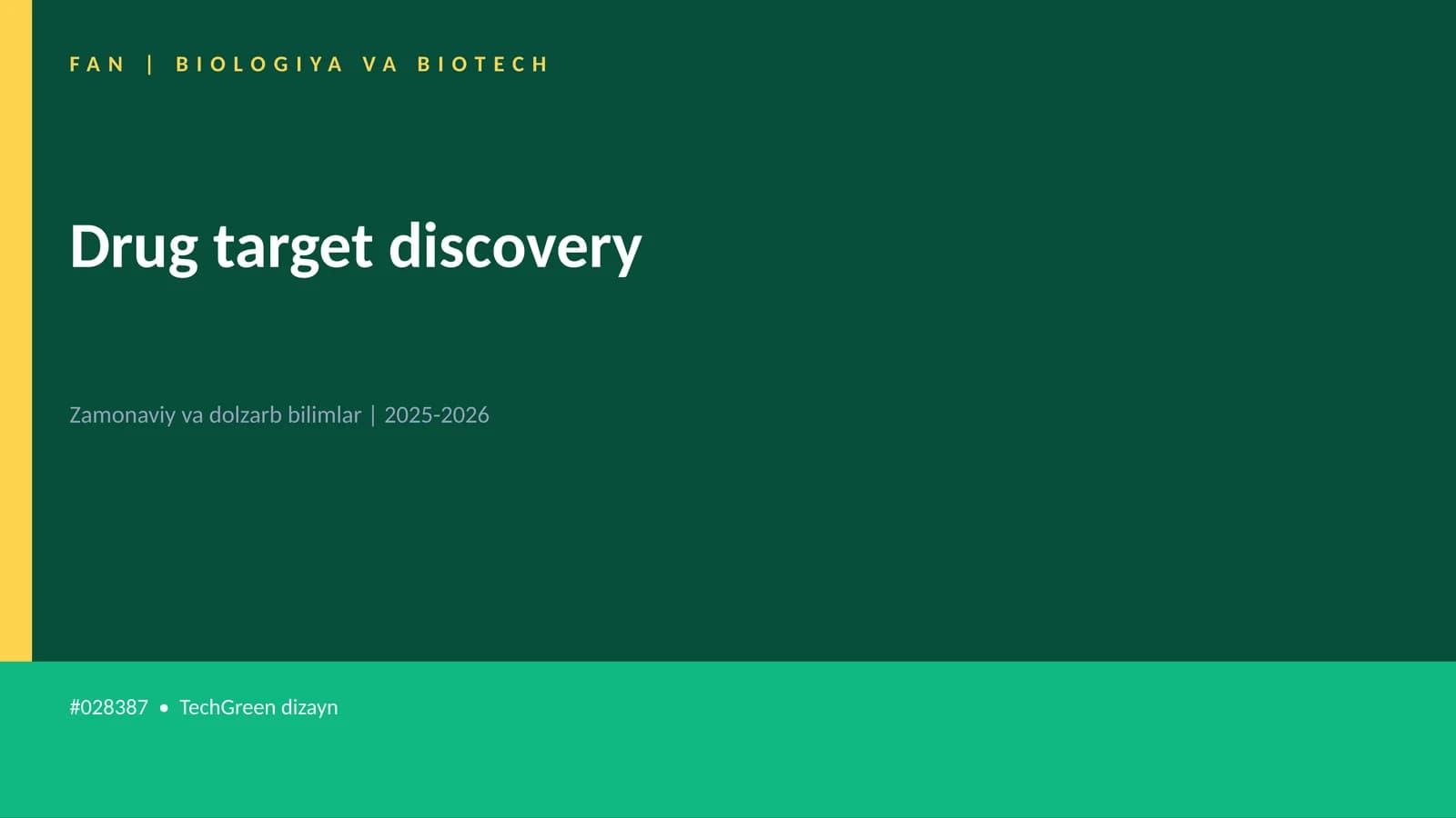 Drug target discovery