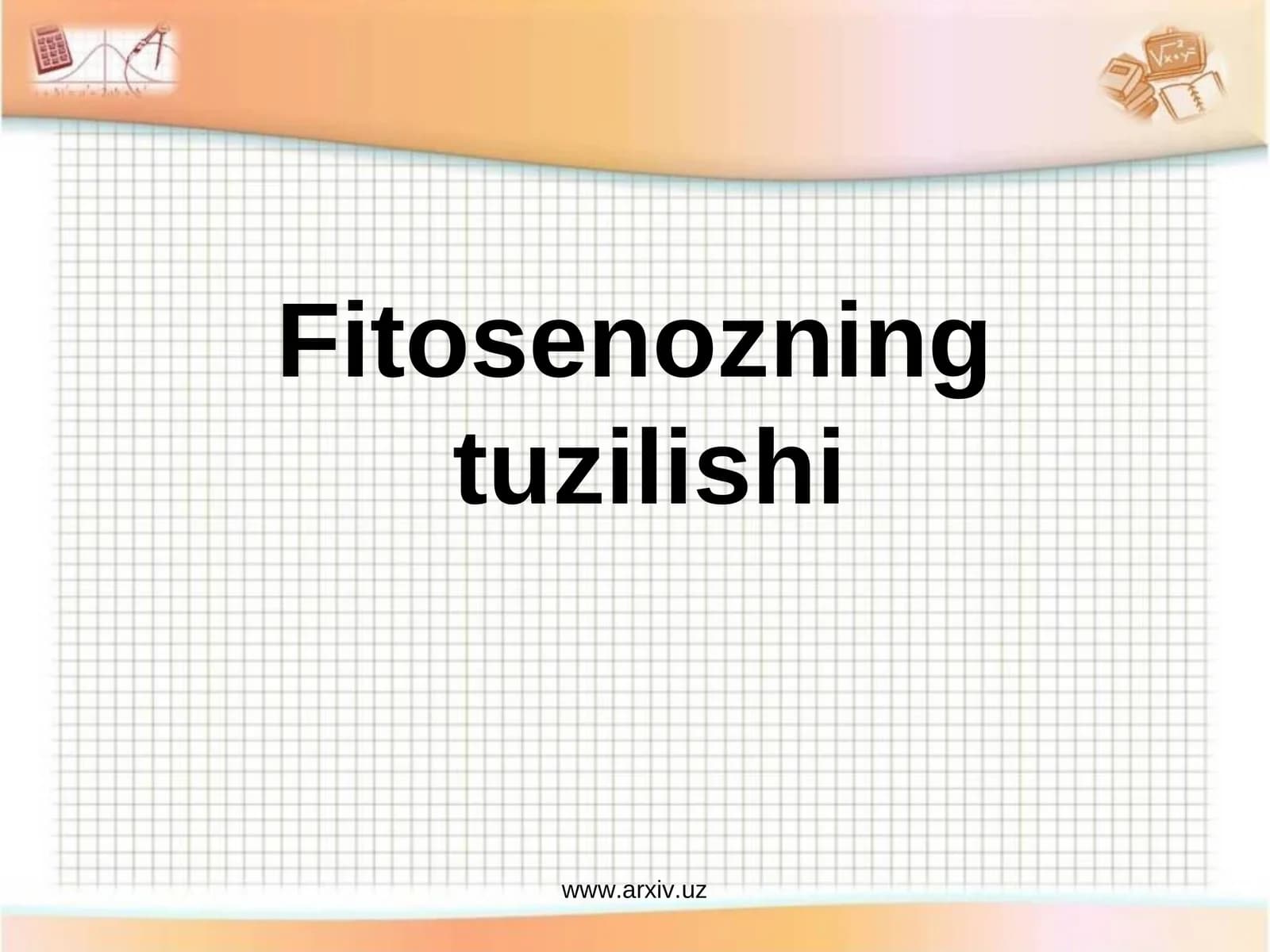 Fitosenozningtuzilishi