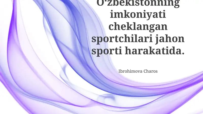 O'zbekistonlik Para-suzuvchilar