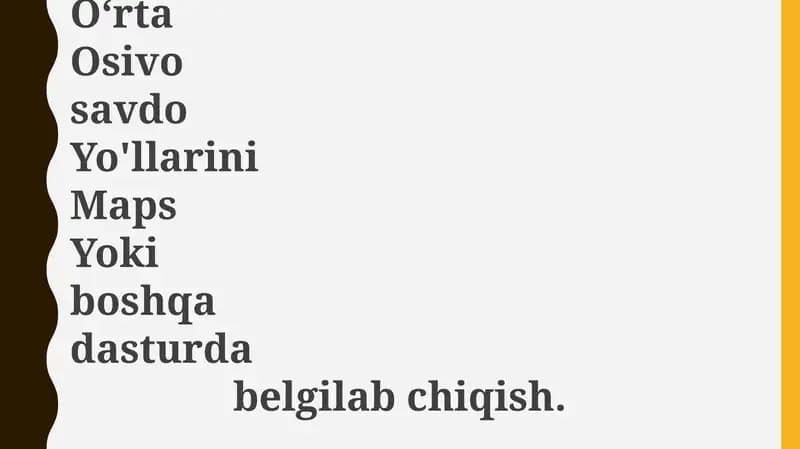 Qadimiy Oʻrta Osiyo Savdo Yo'llari xaritalari