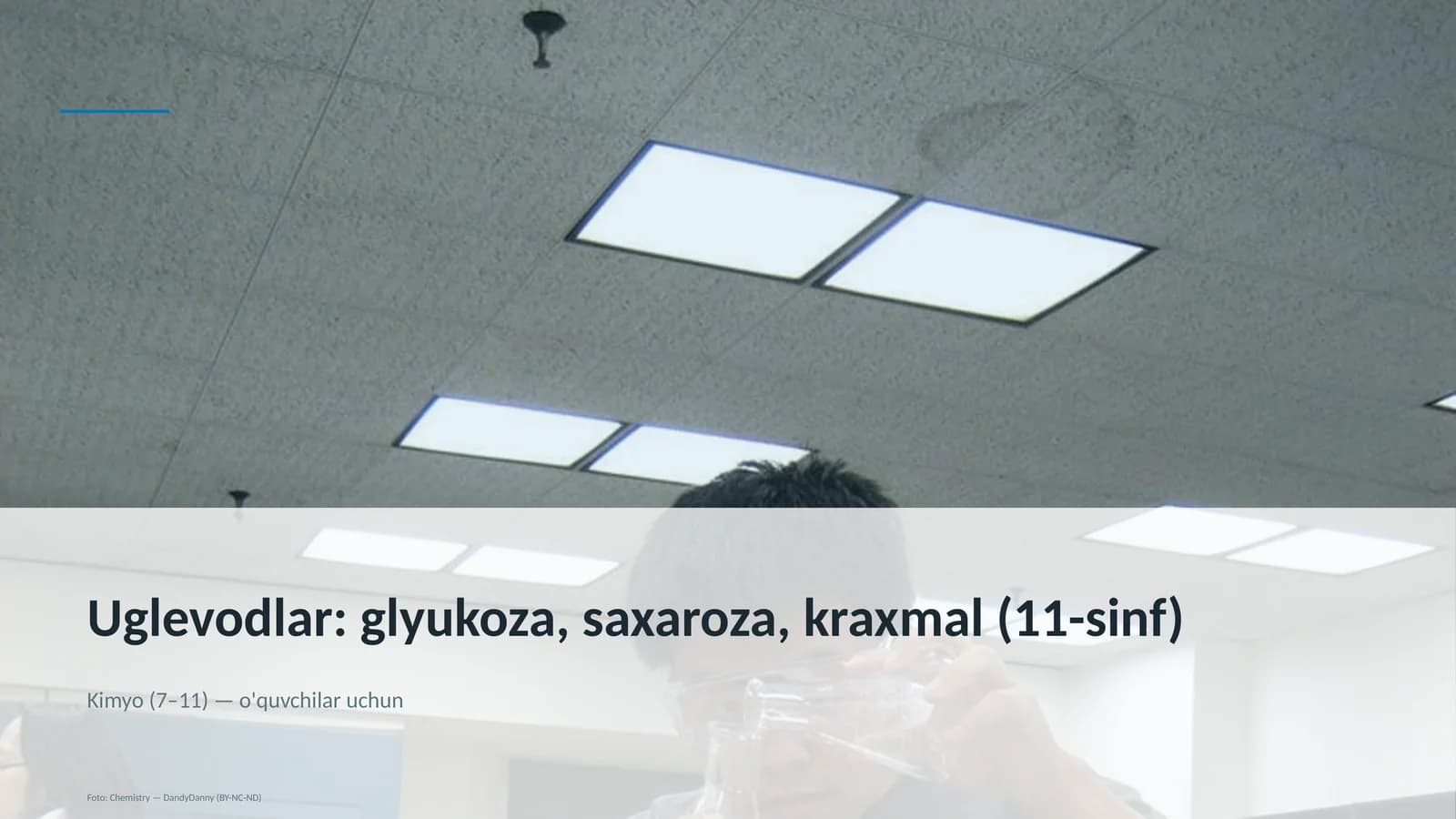Uglevodlar: glyukoza, saxaroza, kraxmal (11-sinf) Kimyo