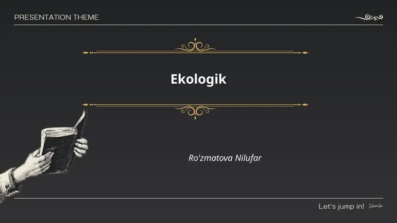 Ekologik
