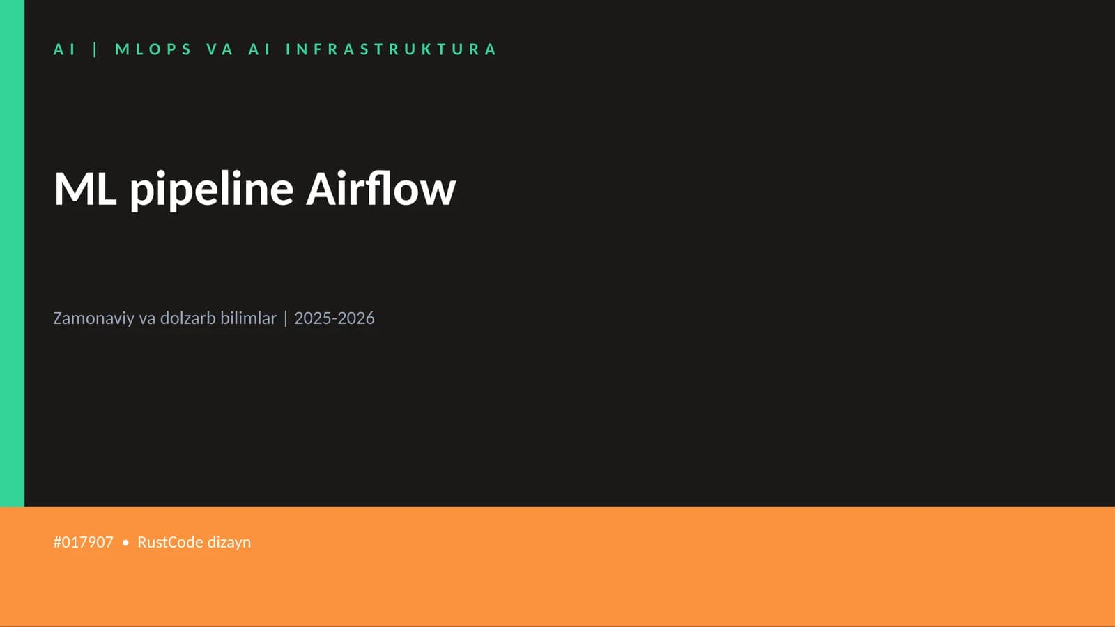 ML pipeline Airflow