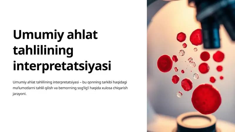 Umumiy аhlаt tahlilining interpretatsiyasi