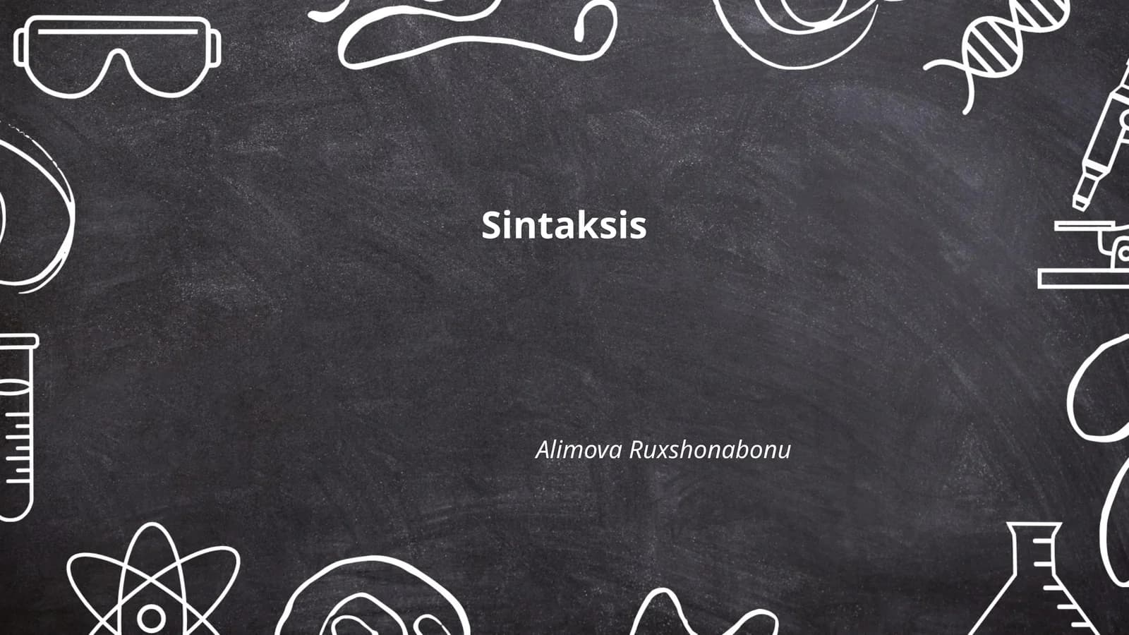 Sintaksis