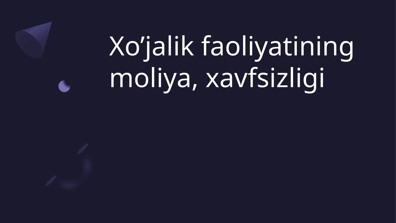 Moliya Xavfsizligi