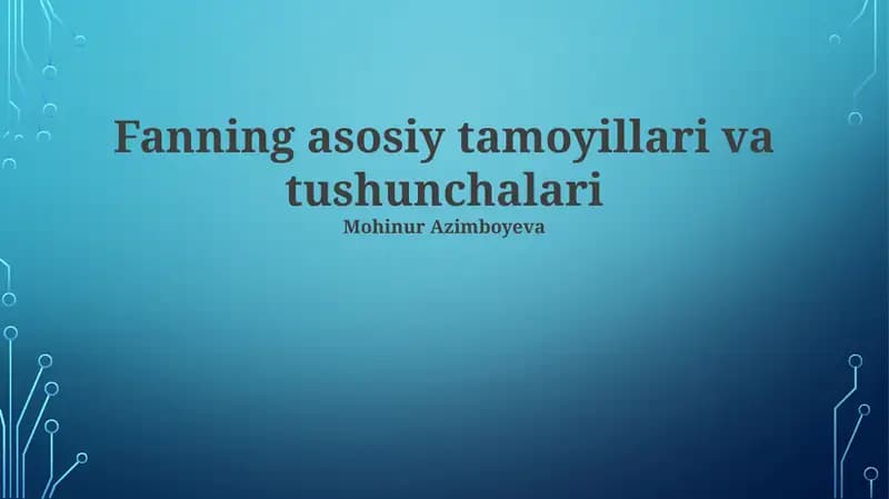 Fanatsiya Asoslari