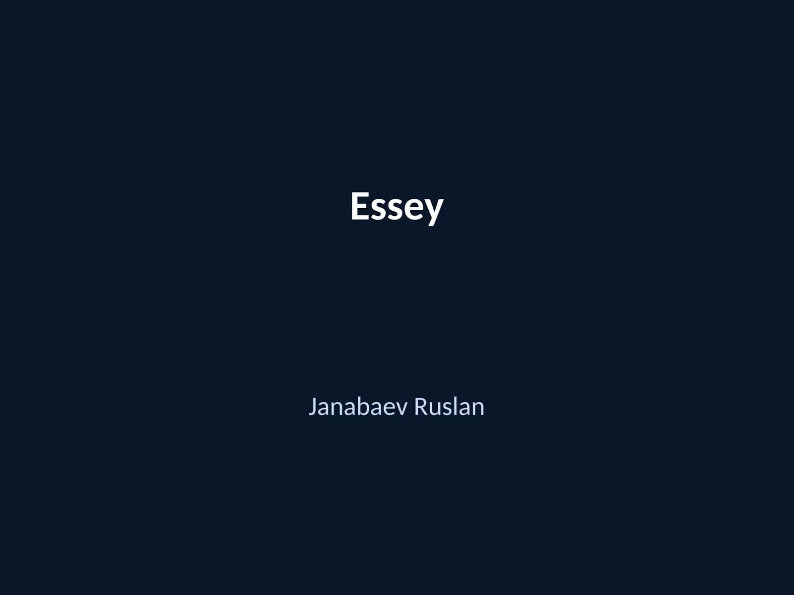 Essey