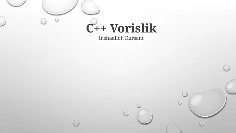 C++ Vorislik