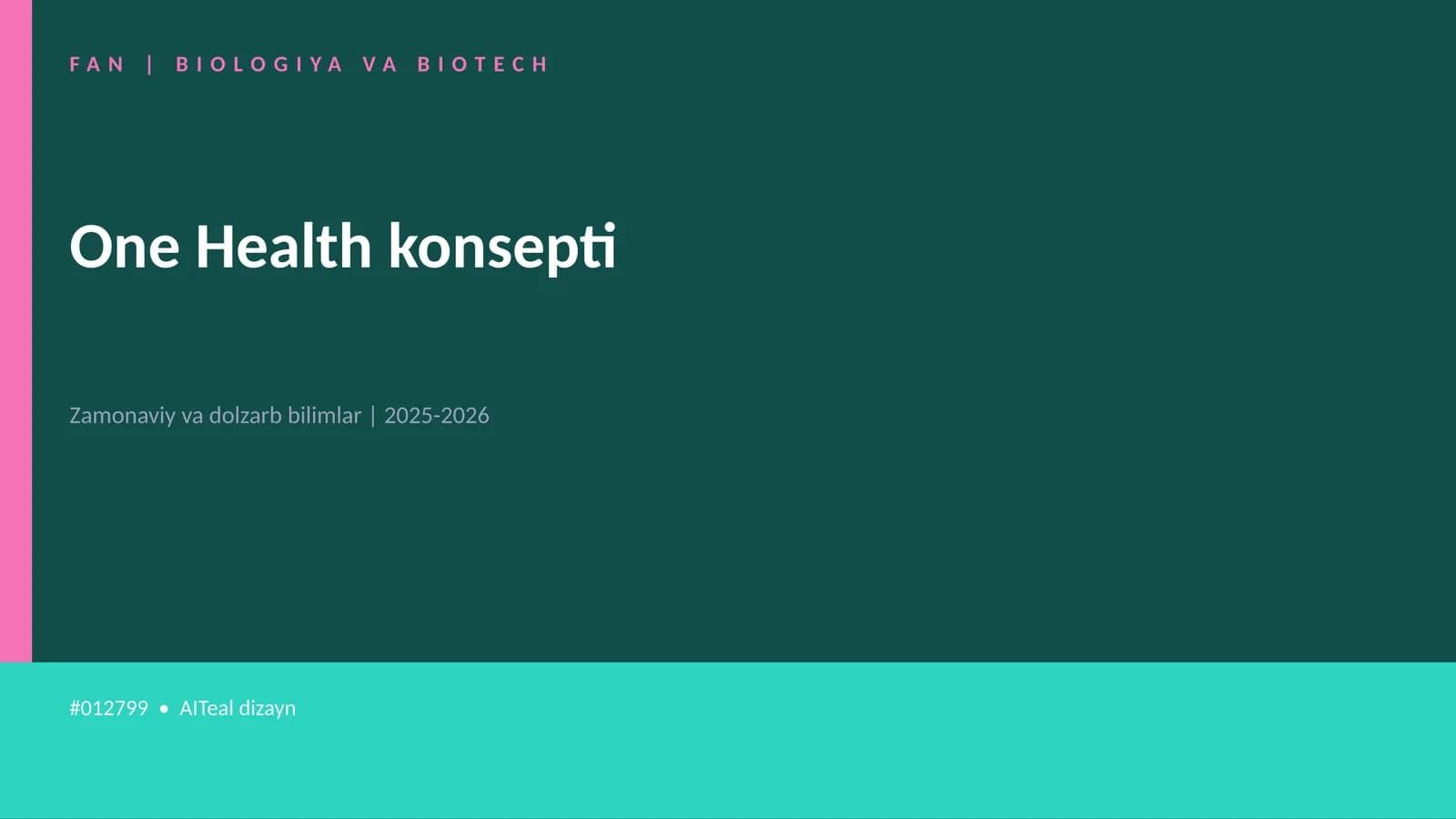 One Health konsepti