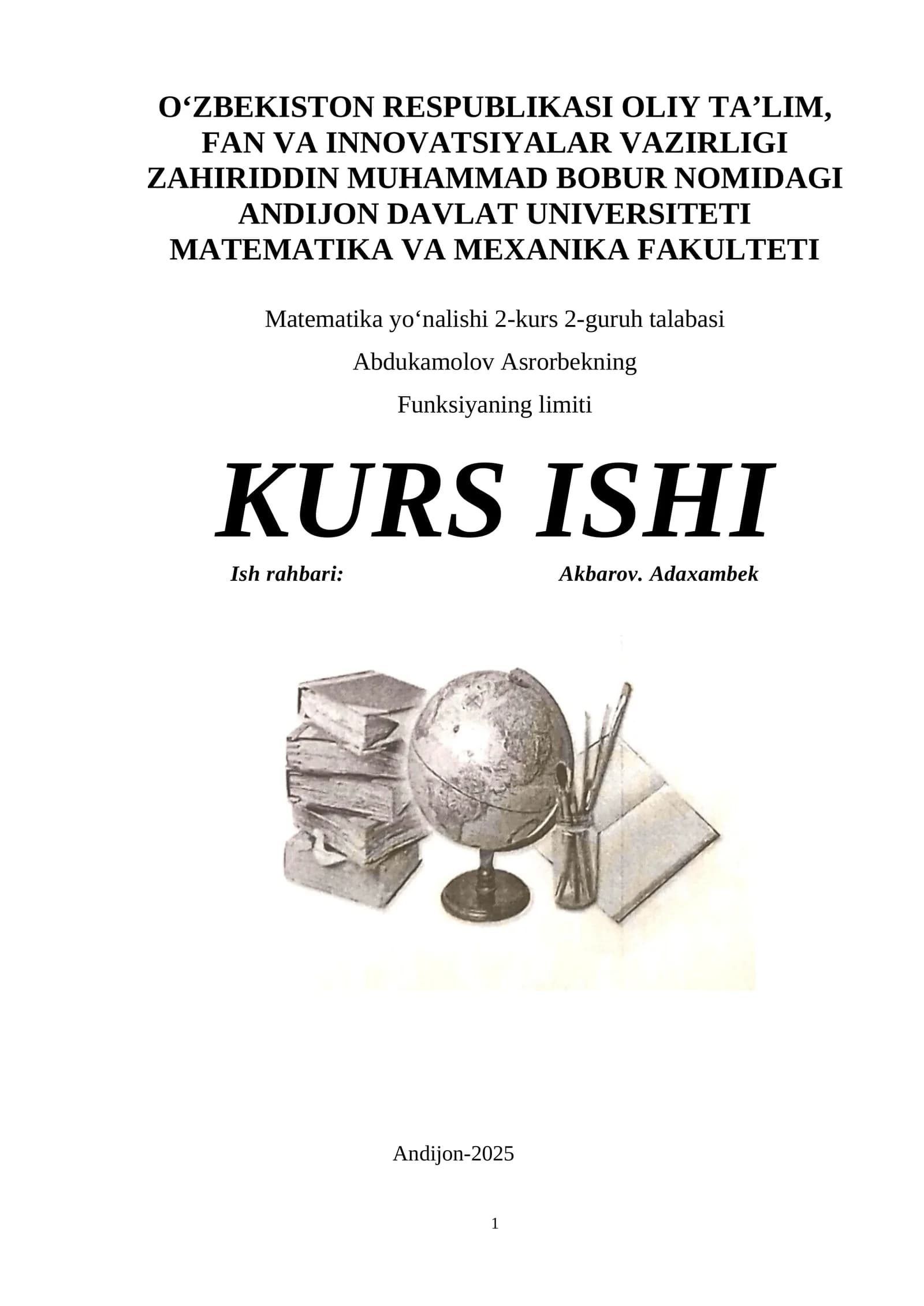 Funksiyaning limiti