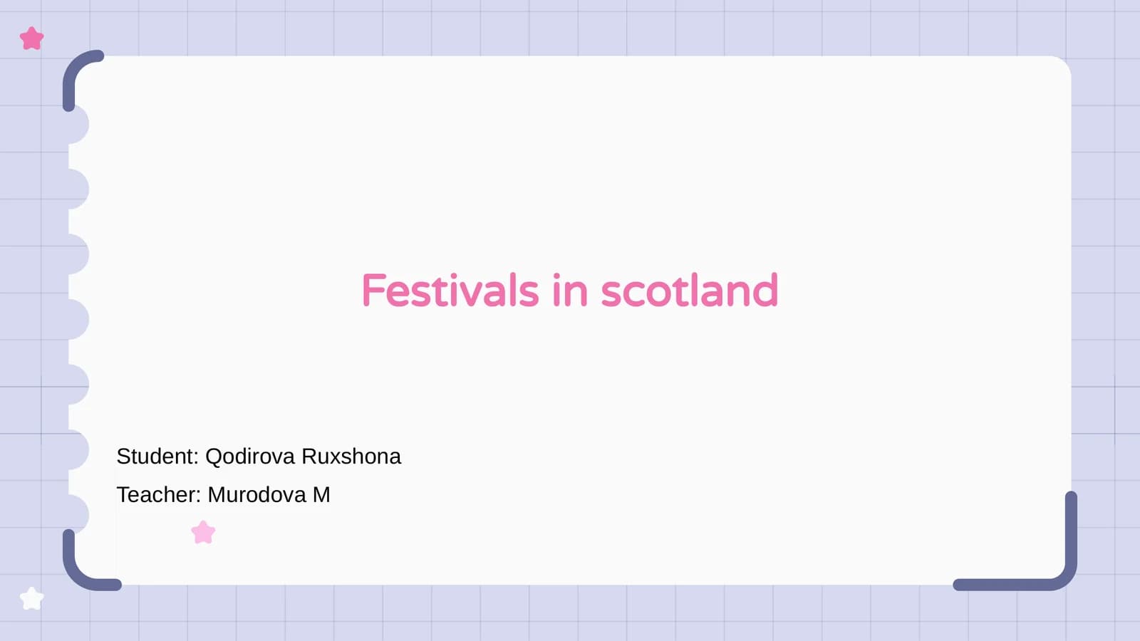 Festivallar Shotlandiyada
