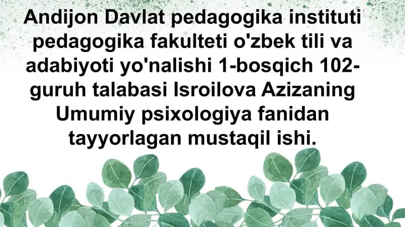 Oila Psixologiyasi