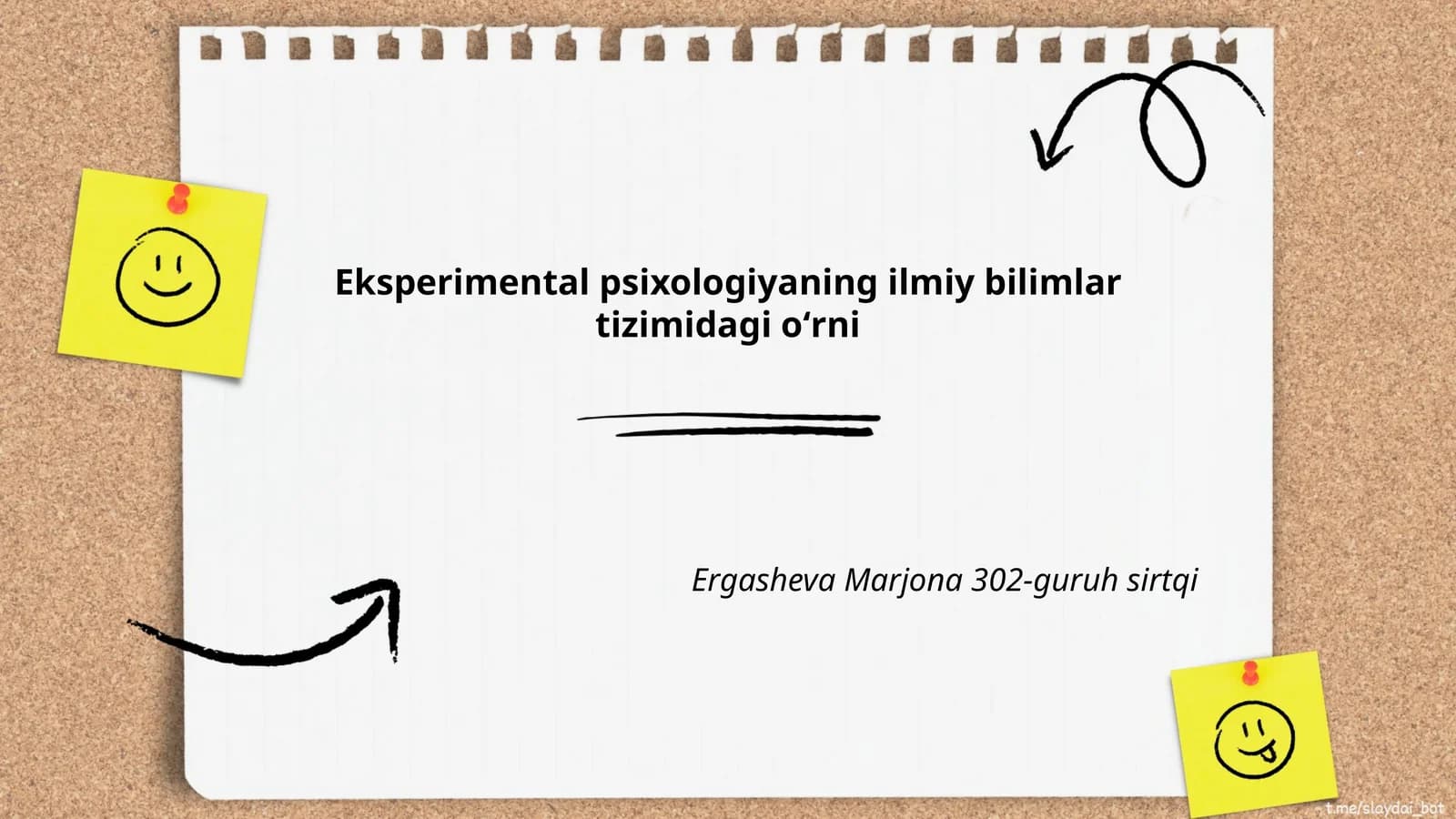 Eksperimental psixologiyaning ilmiy bilimlar tizimidagi oʻrni