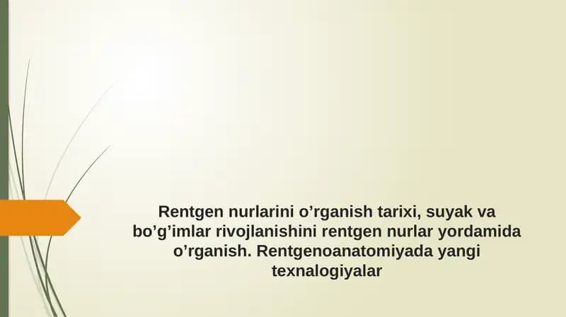 Rentgen nurlari