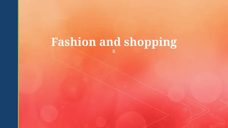 The Fashion Industry Landscape