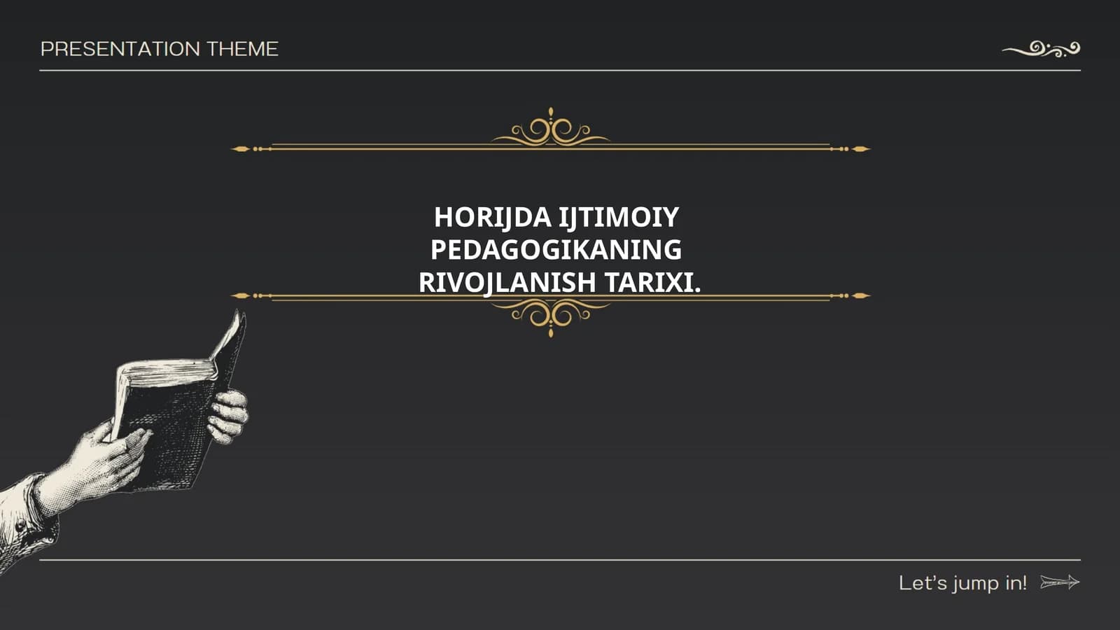 Horijda Ijtimoiy Pedagogikaning Rivojlanish Tarixi