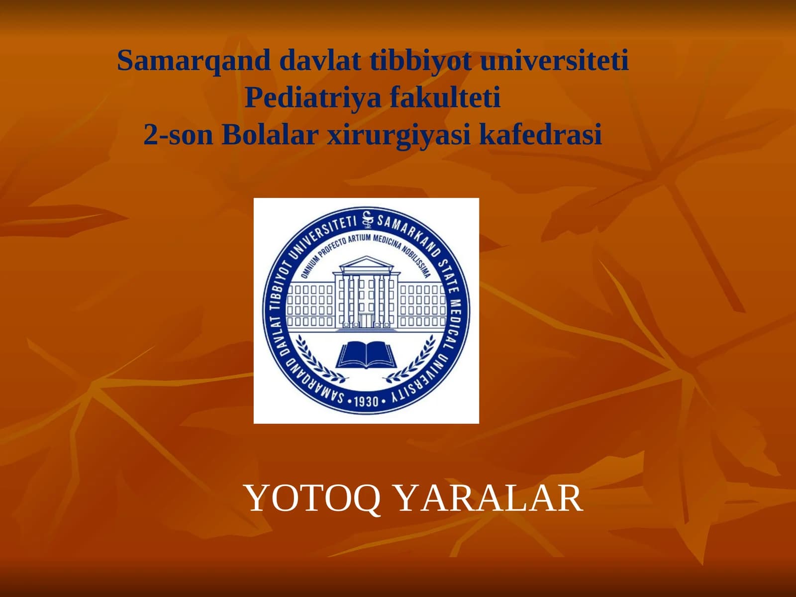 Yotoq yaralar