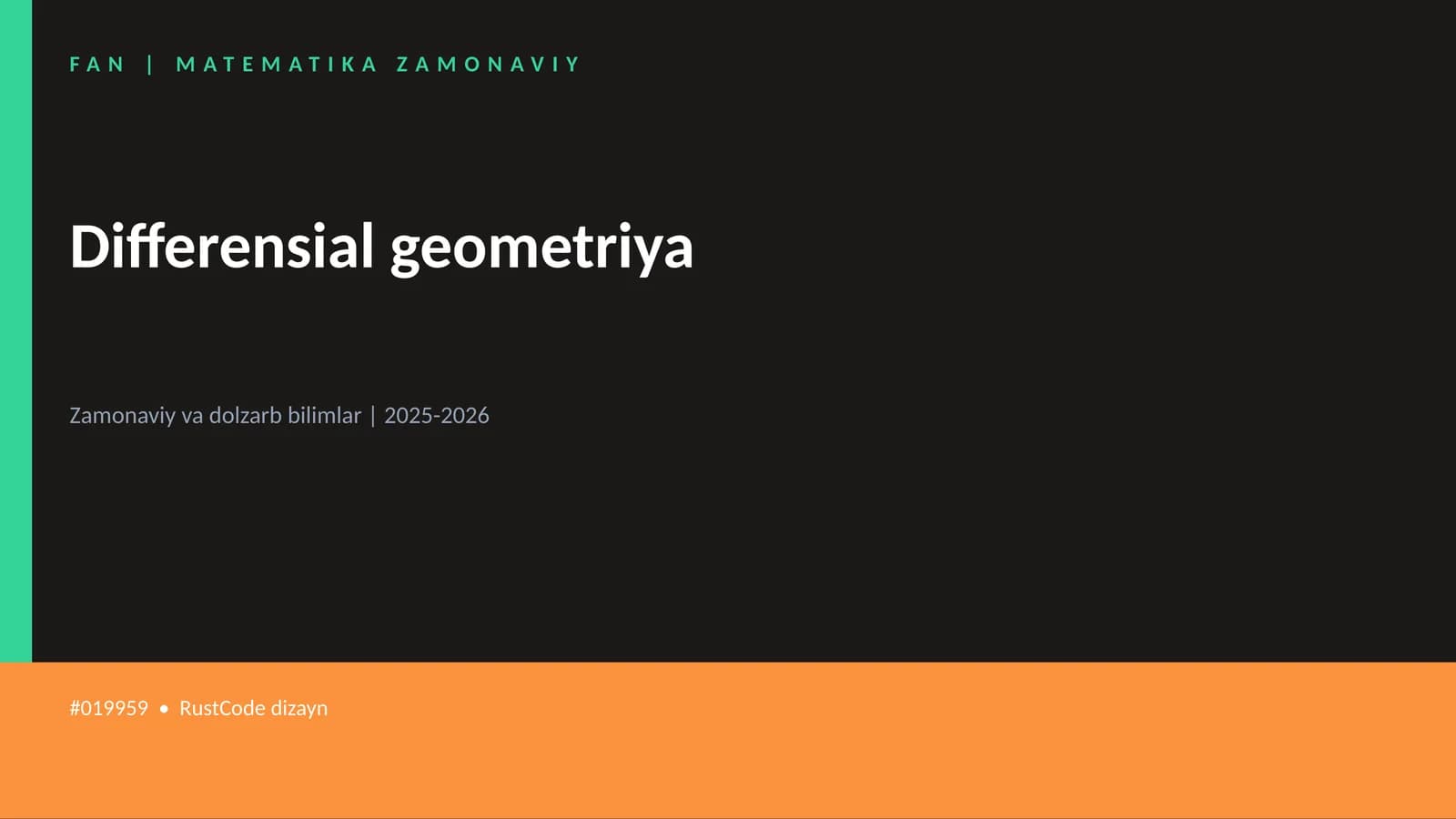 Differensial geometriya