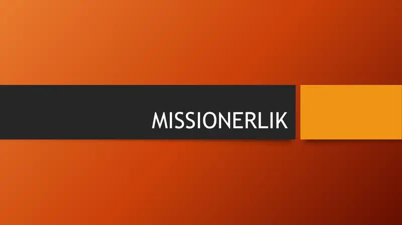 Missionerlik