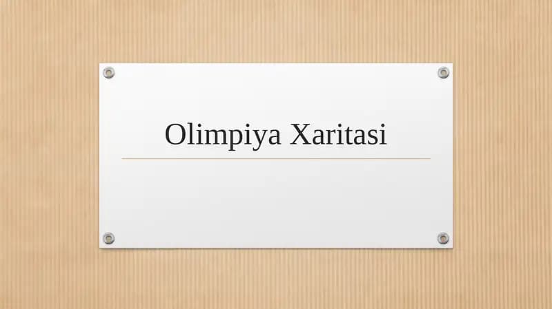 Olimpiya Xaritasi