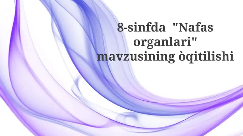 Nafasorganlari
