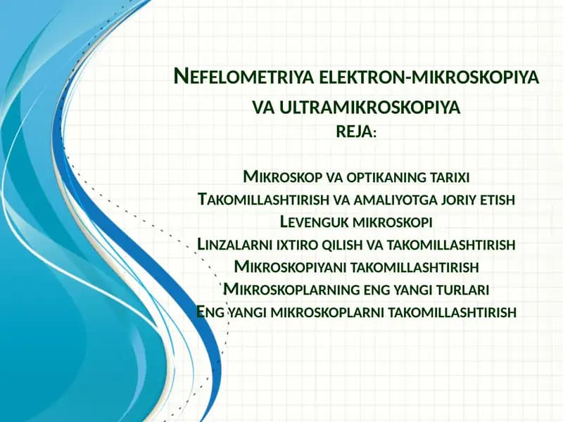 Mikroskop va optika tarixi