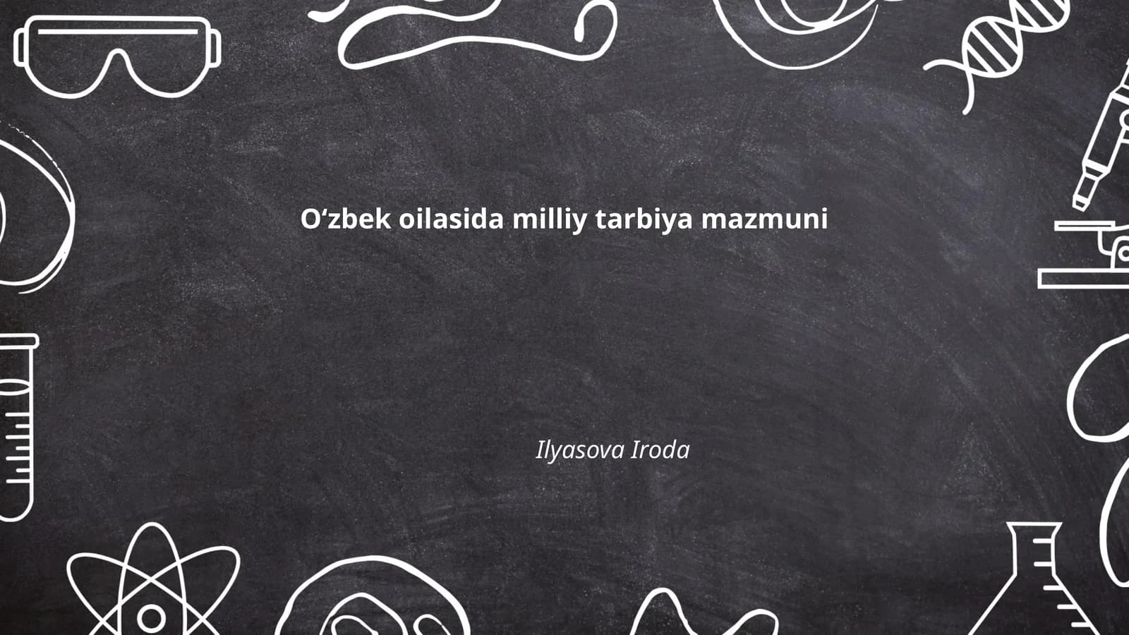 O‘zbek oilasida milliy tarbiya mazmuni