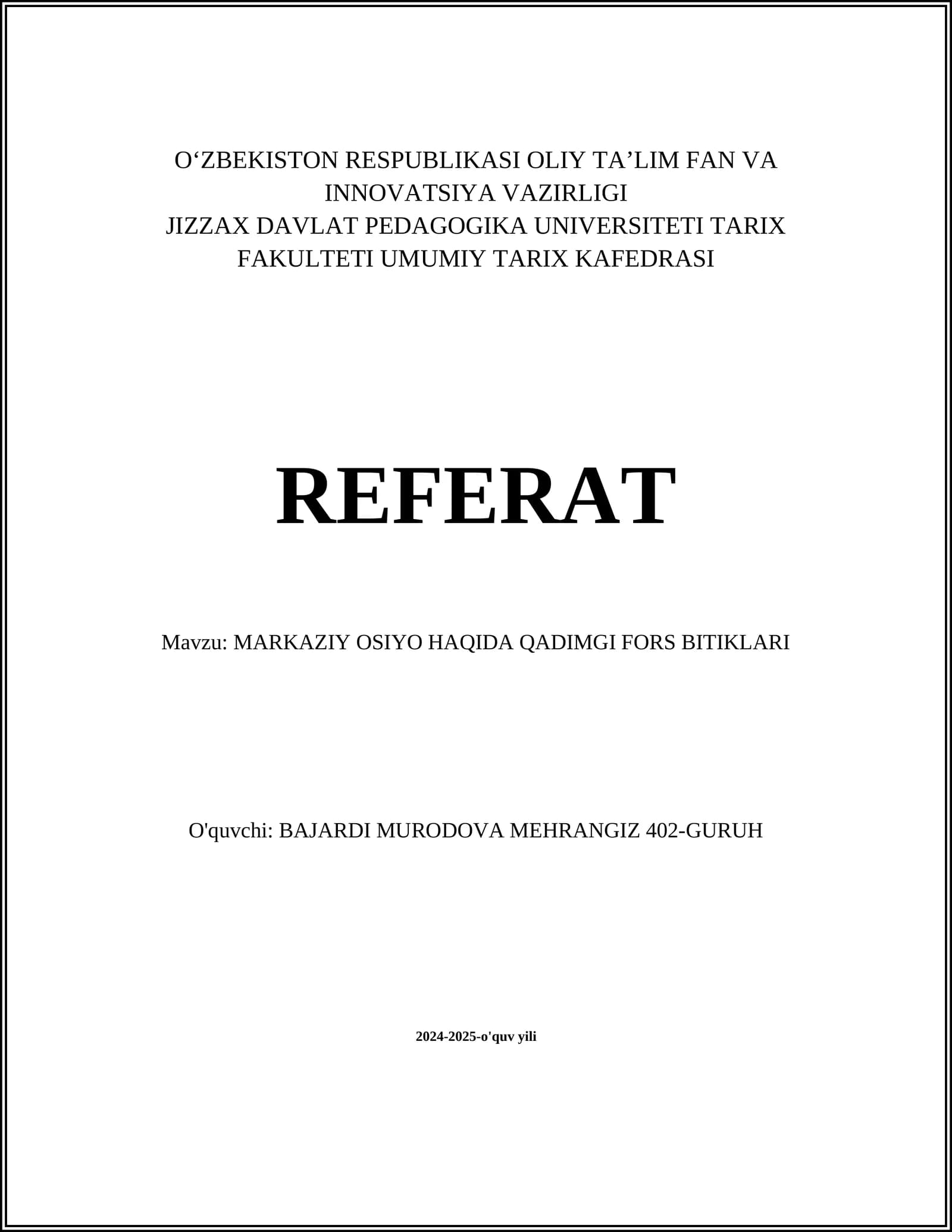 QADIMGI FORS BITIKLARI