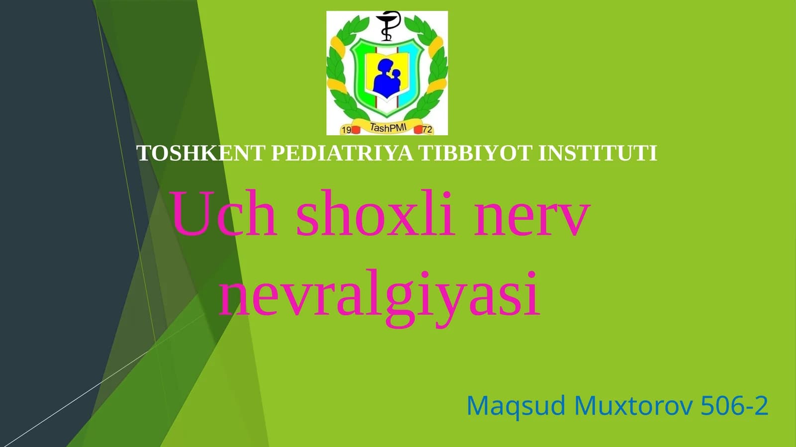 Uch shoxli nerv nevralgiyasi