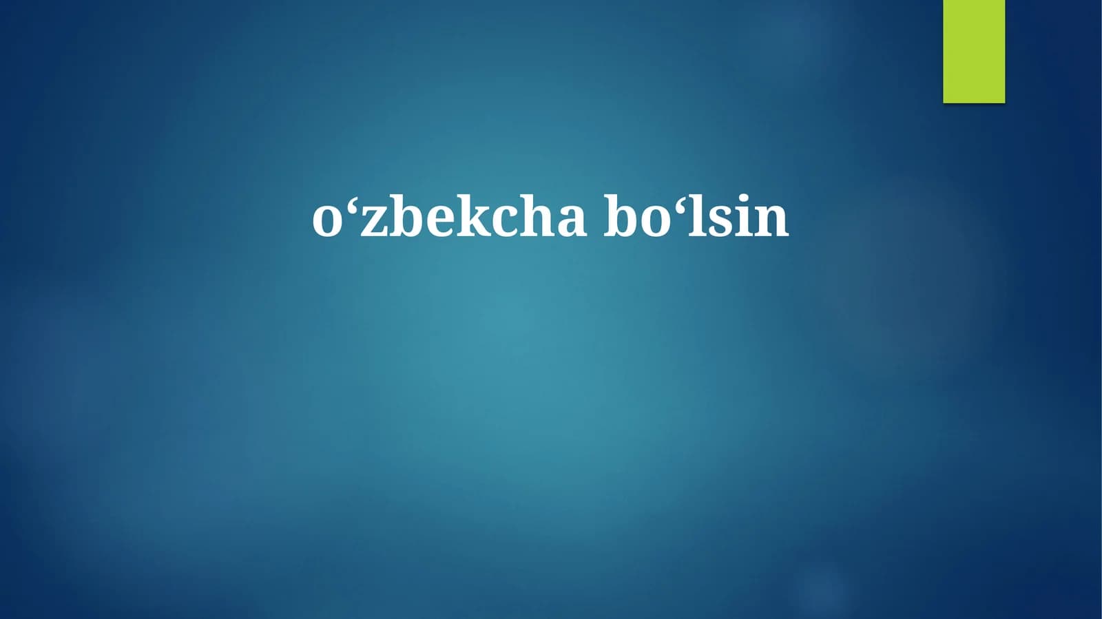 “Let It Be” ning oʻzbekcha mohiyati