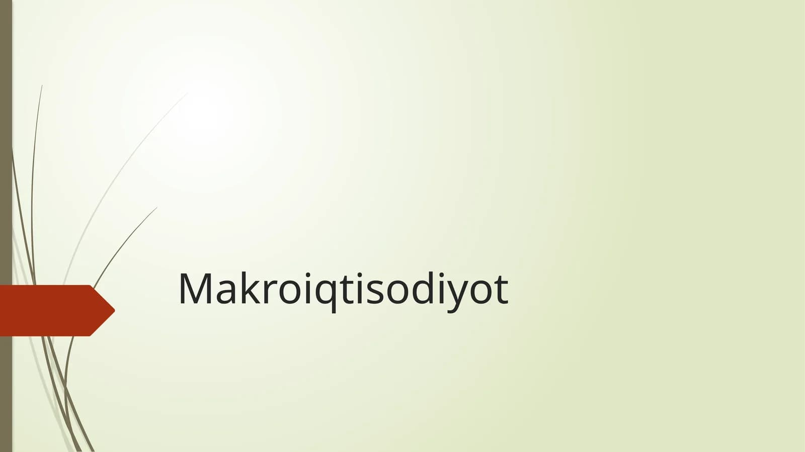 Makroiqtisodiyot