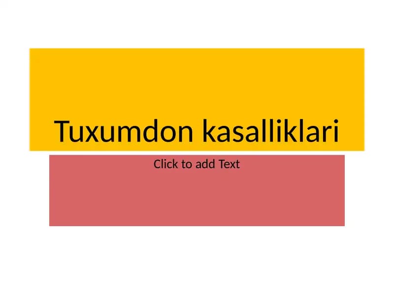 Tuxumdonkasalliklari