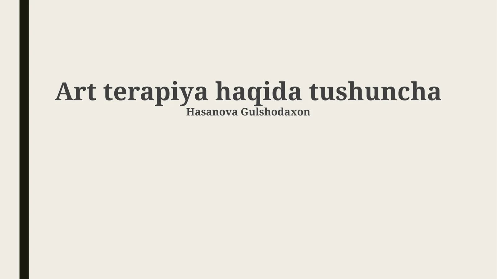 San'at terapiyasi: Ta'rif, Tarix va Asoslar