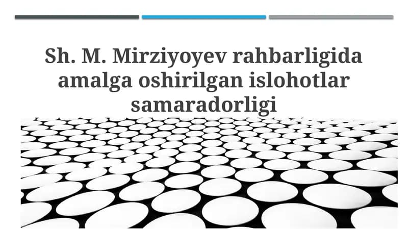 Mirziyoyev islohotlari